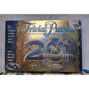 Trivial Pursuit TRIVIA GAME 20th Anniversary Edition PREOWNED